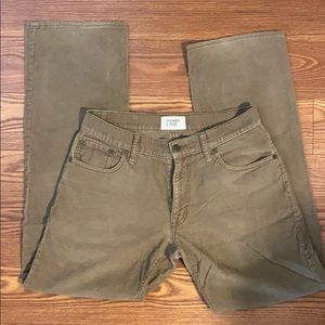 Old Navy corduroy khaki pants. 30x32